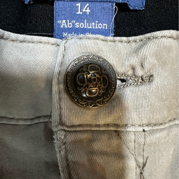DEMOCRACY "AB"SOLUTION STRAIGHT LEG pants size 14 (b4 - Picture 5 of 11